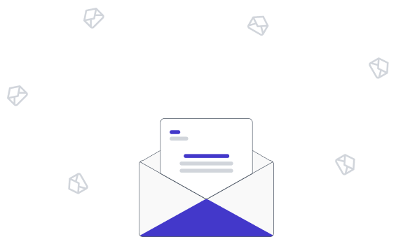 Envelope with a newsletter